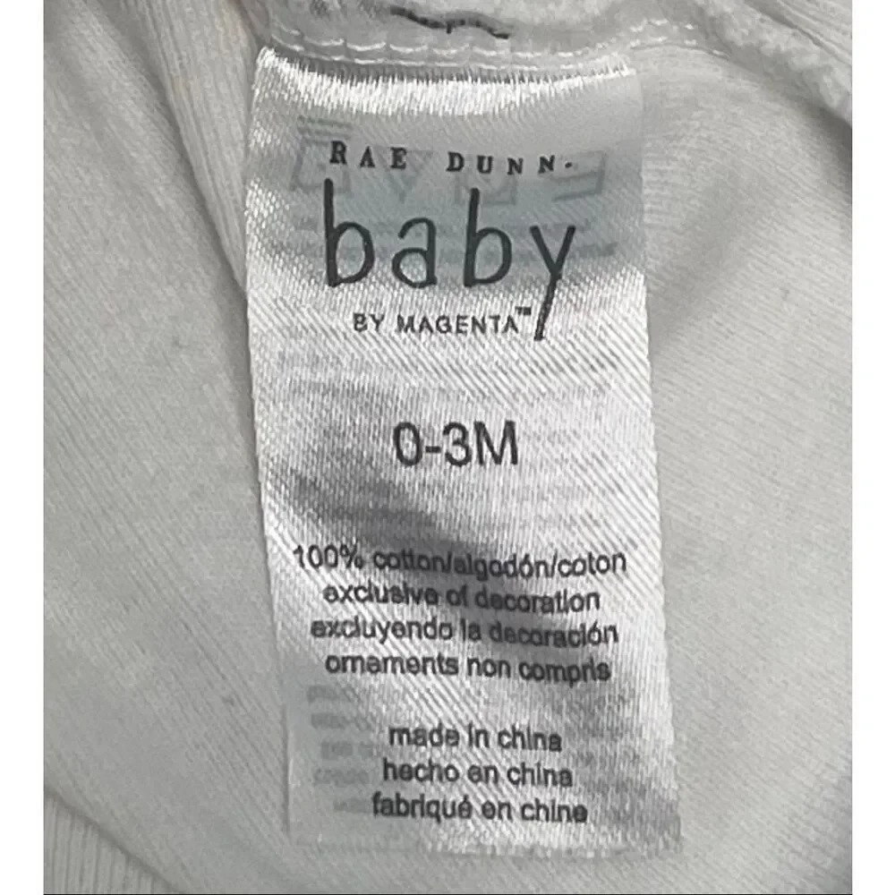 Rae Dunn  Mighty Cute Bodysuit   Size 0-3 Months